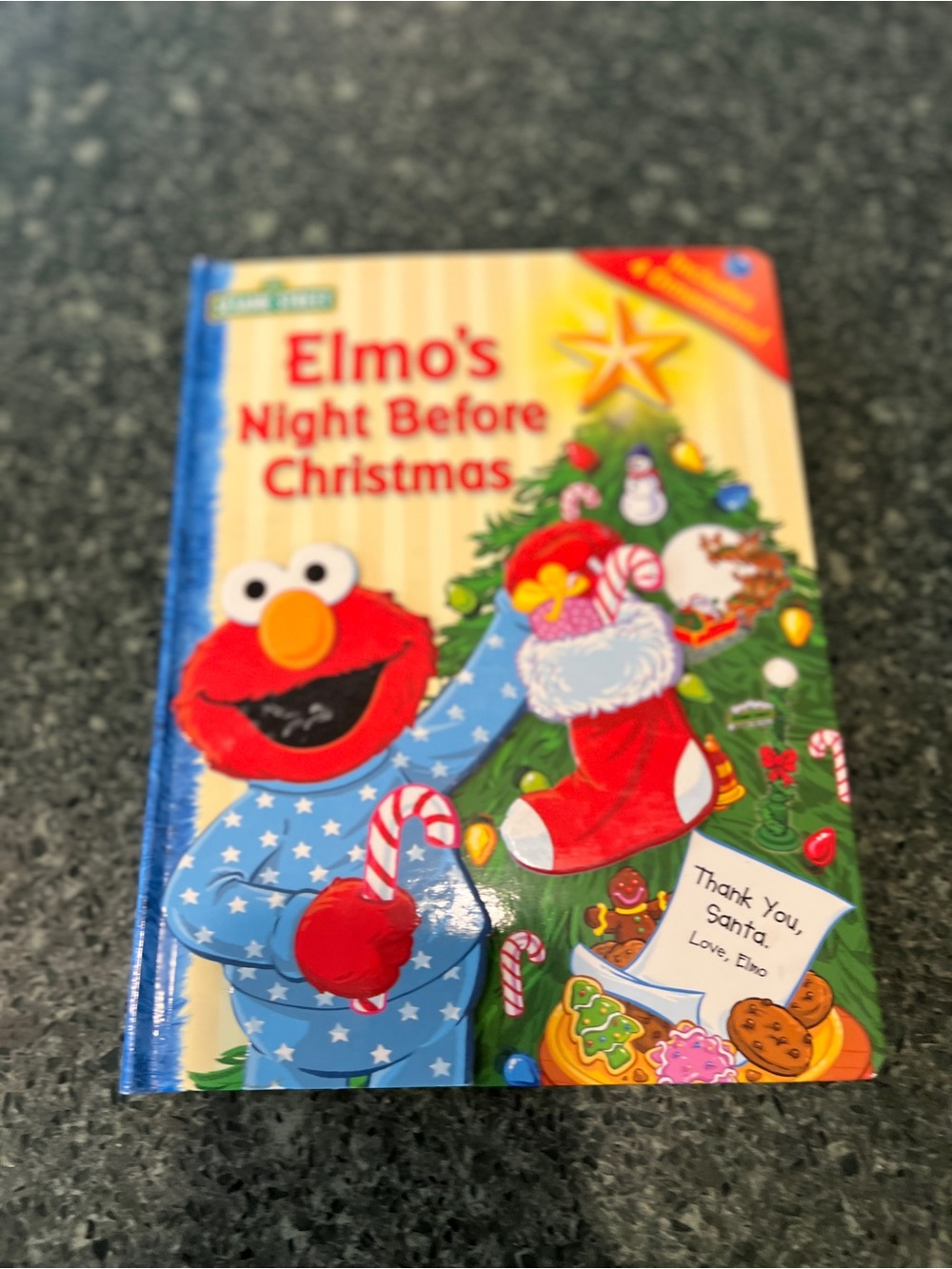Sesame Street Elmo's Night Before Christmas board book